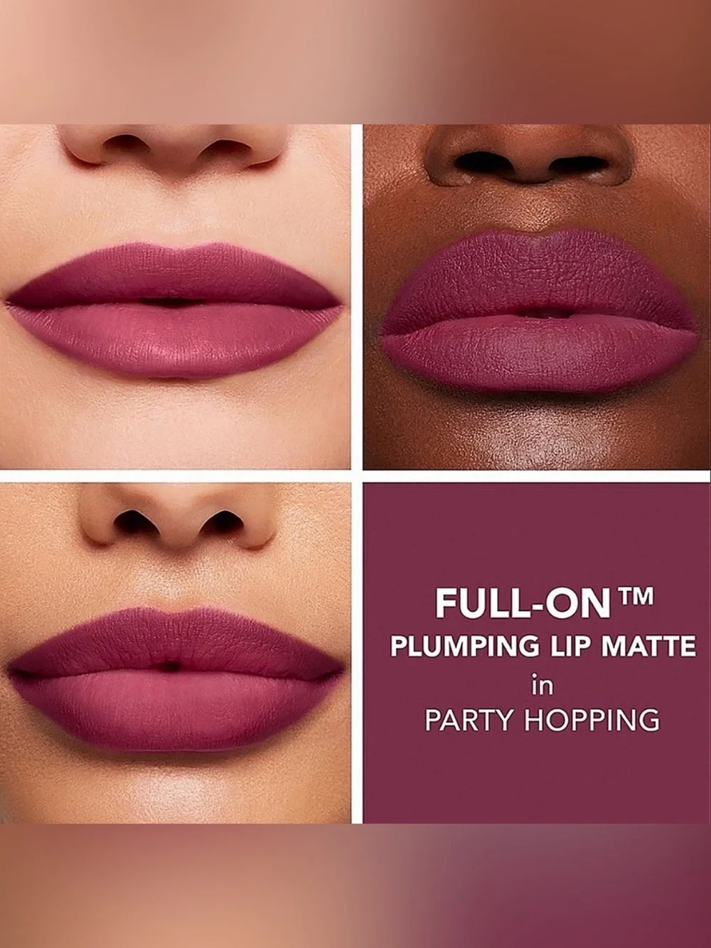 BUXOM • Party Hopping Full-On Plumping Liquid Matte Lipstick • Full Size NIB